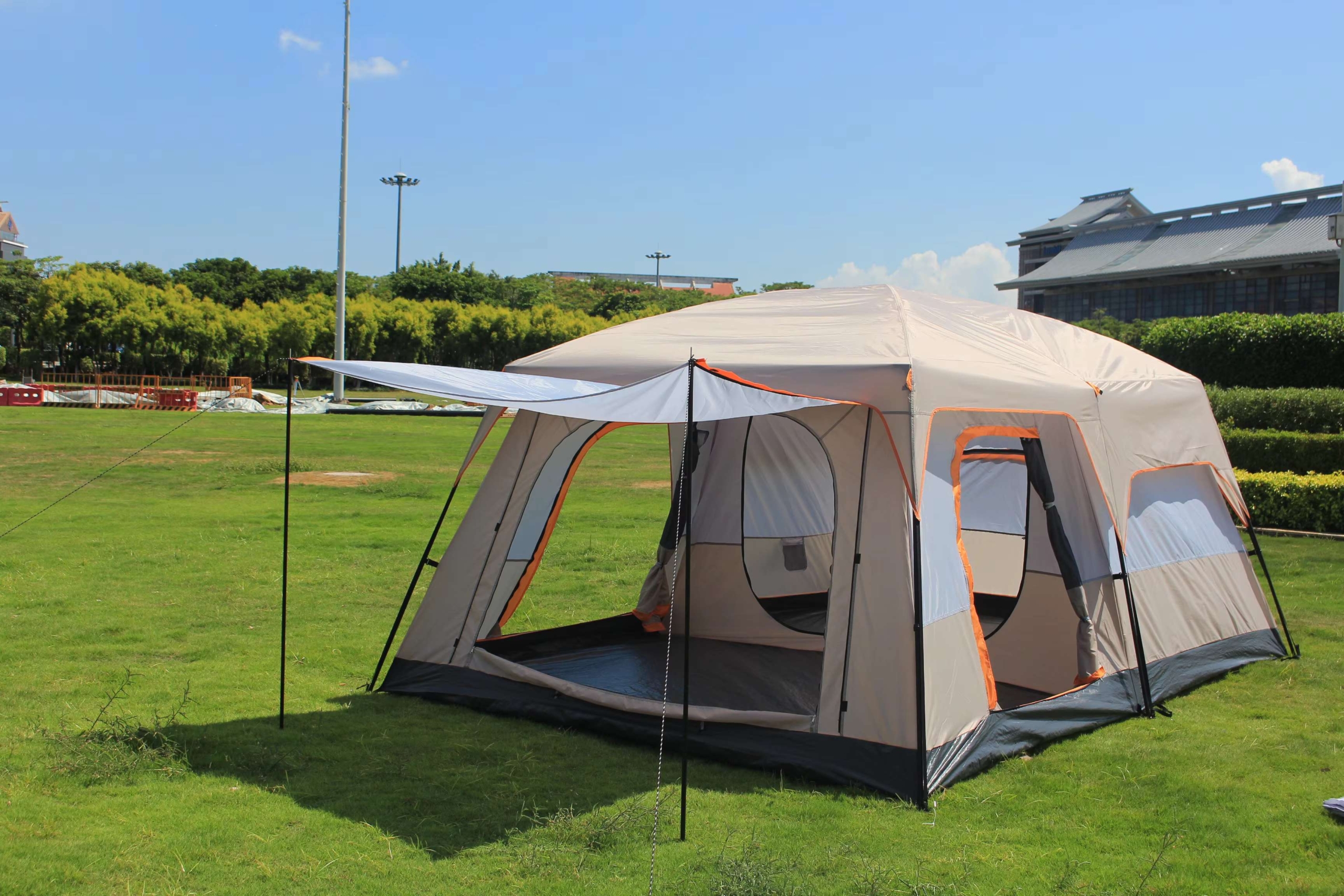 12-person family cabin tent camping outdoor - Camping Tent - 5