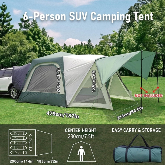 Universal Car Rear Tent