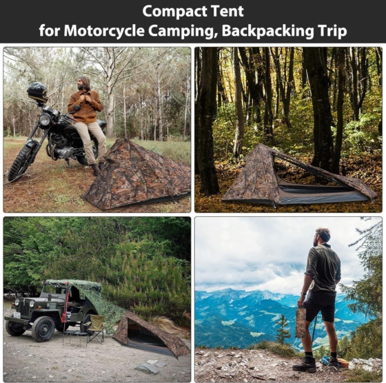 Lightweight Waterproof Hiking Tent for 1-2 Person