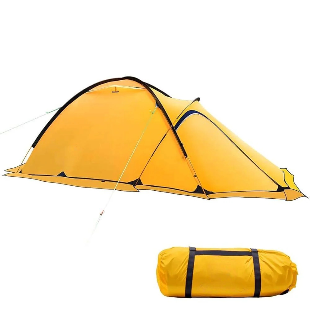 2-Person 4-Season Alpine Tent – Windproof, Cold-Resistant, High-Altitude Ready